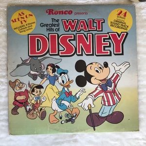 Disney The Greatest Hits of Walt Disney Vinyl LP